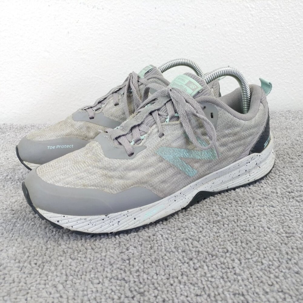 New Balance Nitrel V3 Gray Womens 8.5 WIDE Running Shoes Gray All Terrain Low